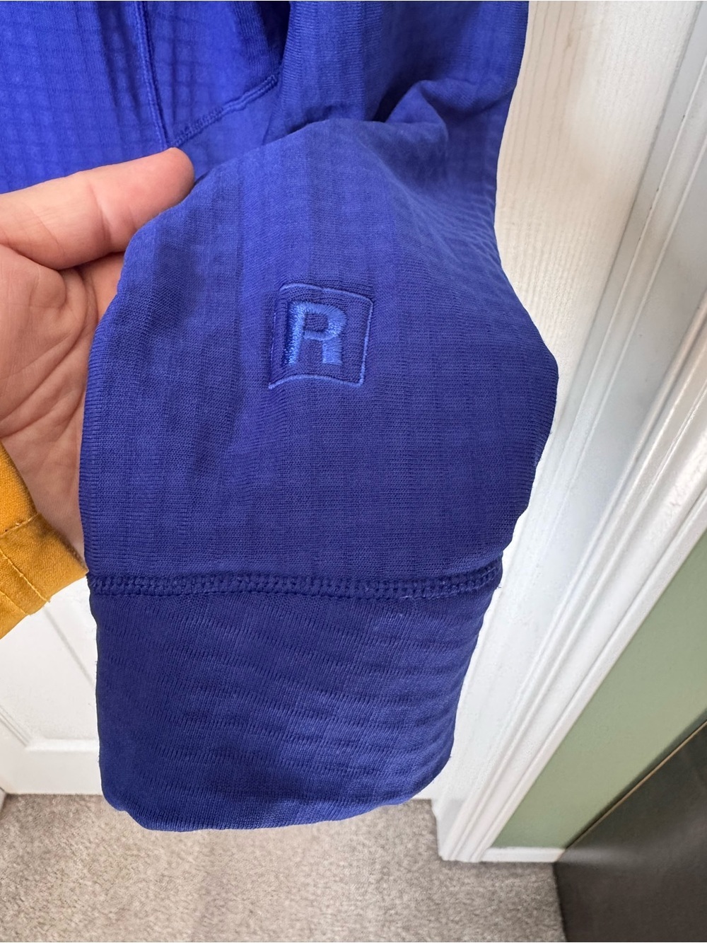 Women’s Patagonia R1 Air Full Zip Hoody Size XL Like New Cobalt Blue - Picture 7 of 10